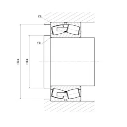 NTN 280x500x176mm Spherical Roller Bearing, 23256EMKD1 image 2