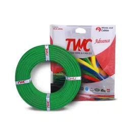 TWC Advance 1.5 Sqmm Green FR PVC Insulated Solid Stranded Flexible Copper Wire, Length: 90m, TWCAD03-picture-16