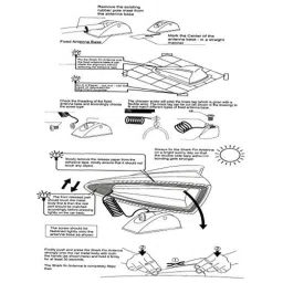 Auto Pearl Shark Fin Signal Receiver Antenna For Hyundai I20 Active image 3