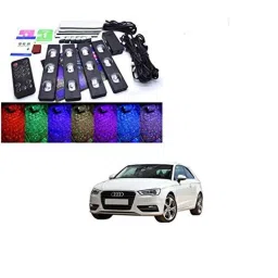 Kozdiko 4 Pcs 7 Colour Seat Bottom Car Star Light Kit with Remote Control For Audi A3-picture-22