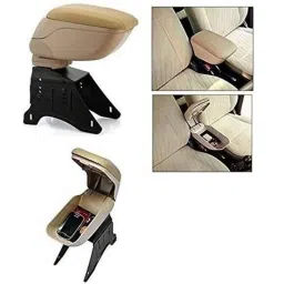 Kozdiko RMA24 Beige Car Armrest Console for Tata Safari image 2