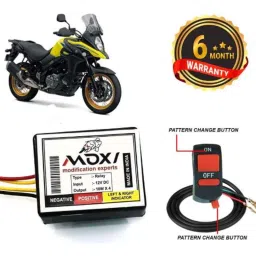 Auto Pearl 12V Black Front &a; Rear Flasher Indicator Light with Switch for Bonneville Bobber-picture-41