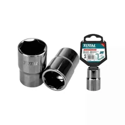 Total THTST12241 1/2 inch 1/2 inch Chrome Vanadium Steel Hexagonal Black Nickle Plated Square Drive Socket-picture-33