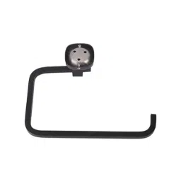 Riya Stainless Steel J4 Black Towel Ring Jet image 2