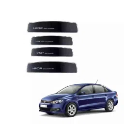 Spreadx Plastic Car Stylish I-Pop Black Colour Elegant Door Guard Protection Universal Type for V W Vento Set Of 4 Pcs, SPR-04T3ED-picture-41
