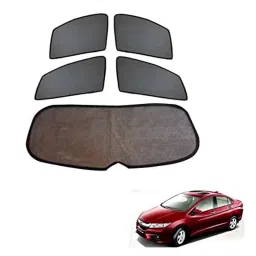Kozdiko 4 Pcs Black Car Half Magnetic Sunshade Set with Dicky Curtain for Honda Idtec (2014-Present)-picture-12