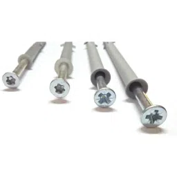 Lovely 10x75mm Nylon Frame Fixing with Screw Wall Plug, (Pack of 100) image 5