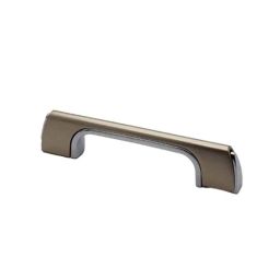 RAB 96mm Zinc Chrome &a; Satin Finish Drawer Pull Handle, SP-051 (Pack of 3)-picture-10