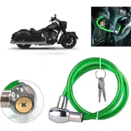 Auto Pearl PVC &a; Plastic Green Heavy Duty Cable Lock for Chief Dark Horse, 306-picture-47