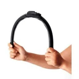 Enexoya 2 Pcs 16 &a; 16 inch Rubber Black High Performance Frameless U Hook Banana Car Wiper Blade Set image 4