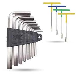 Hillgrove 9 Pcs Full Hex Allen Key &a; 4 Pcs T Spanner Set, HGCM853-picture-30