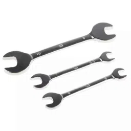 RS Pro 3 Pcs Chrome Vanadium Steel Spanner Set, 4499549-picture-34