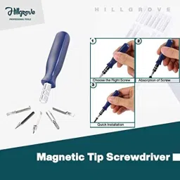 Hillgrove 16-in-1 Portable Pocket Screwdriver &a; Line Tester Set, HGCM1266 image 4