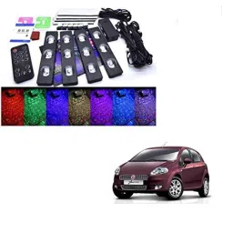 Kozdiko 4 Pcs 7 Colour Seat Bottom Car Star Light Kit with Remote Control For Fiat Punto-picture-16