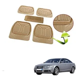 Kozdiko 5 Pcs Rubber Beige 3G Rubber Mat Set for Audi Q3-picture-35