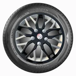 Auto Pearl 4 Pcs 14 inch Polypropylene Black &a; Silver Press Type Car Wheel Cover Set with Retention Ring for Ford Figo Type 3 2015 Onwards, WC14in_VIVA_Blk_Sil_Figo(Type3_2015onw image 4