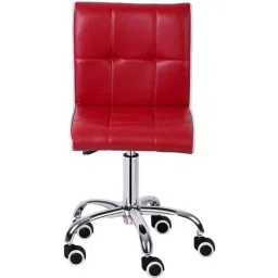 Chair Garage PU Leatherette Red Adjustable Height Office Chair with Back Support, CG136 (Pack of 2)-picture-10