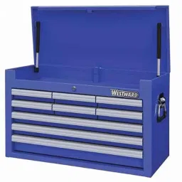 Westward 26 inch Steel Powder Coated Blue Light Duty Top Chest, 32H880 image 3