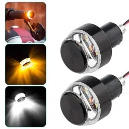 JBRIDERZ 2 Pcs Handle Weight Bar White Yellow LED Indicator Set for Hero Passion Xpro-picture-10