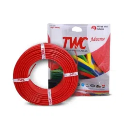 TWC Advance 6.0 Sqmm Red FR PVC Insulated Solid Stranded Flexible Copper Wire, Length: 90m, TWCAD06-picture-11