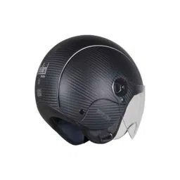 Steelbird SBH-16 Pulse Black Open Face Helmet, Size (Medium, 580 mm) image 3