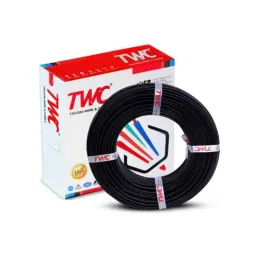 TWC Lite 0.75 Sqmm Black FR PVC Insulated Solid Stranded Flexible Copper Wire, TWCL01-picture-46