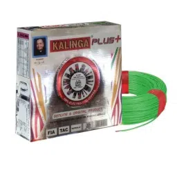 Kalinga Plus 1 Sqmm Single Core Green FR PVC Insulated Housing Wire, Length: 90 m-picture-28