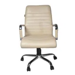 Advanto Leatherette Cream Medium Back Executive Study Chair, ADVN LN CR MB 2011 image 2
