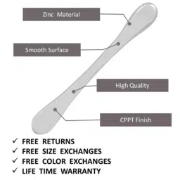 Atom 548 12 inch CP Finish Zinc Cabinet Pull Handle (Pack of 2) image 3