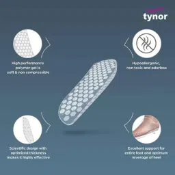 Tynor Silicone White OA Wedge Insole, K18CFZ, Size: Large image 3