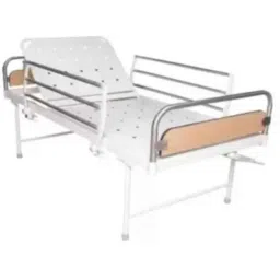 Mahabir Furniture 90x45x185cm Iron Deluxe Heavy Semi Fowler Medical Bed with Wooden Panels &a; Mild Steel Side Railings-image-86