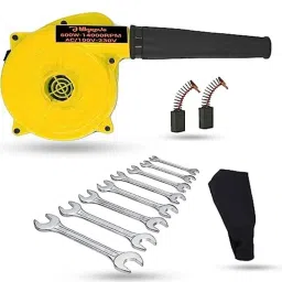 Hillgrove 800W Plastic Yellow Electric Air Blower with Carbon Brushes &a; 8 Pcs Double Open End Wrench, HGCM1061-picture-27