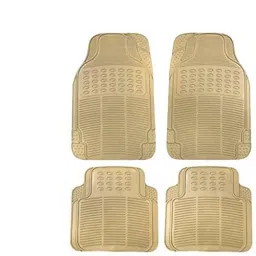 Kozdiko 4 Pcs Rubber Beige Car Simple Foot Mat Set for Maruti Suzuki WagonR Stingray-picture-46
