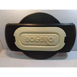 Modified Autos Black with White Cap Stepney Cover Complete for Mahindra Bolero Old Model image 2