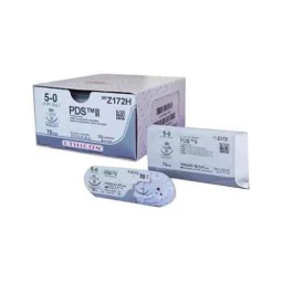 Ethicon NW9261 12 Pcs 0 Dyed PDS II Synthetic Polydioxanone Absorbable Suture Box, Size: 40 mm-picture-41