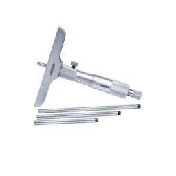 Insize Sheet Metal Micrometer, Flat-Flat TIP, Throat Depth: 155mm, Range: 0-100 mm, 3240-100 (Pack of 3)-picture-2