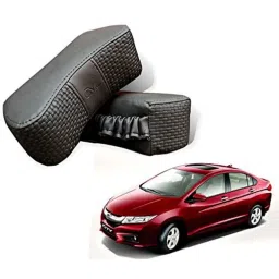 Kozdiko 2 Pcs Memory Foam Grey Car Vastra Neck Rest Cushion Set for Honda City Idtech, koz_5418-picture-44