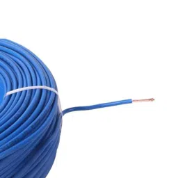 FAB 0.75 Sqmm Single Core Blue FR PVC CCS Copper Insulated House Wire, Length: 91 m image 2