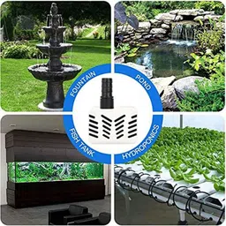 Fedus 9W Plastic White Multipurpose Submersible Cooler Water Pump image 4