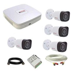CP Plus 1MP White &a; Black 4 Pcs Bullet Camera &a; 4 Channel DVR Kit with All Accessories, CP1106-picture-36