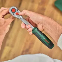 Bosch 25 Pcs 1/2 inch Carbon Steel Ratchet Set, 1600A02Z9F image 3