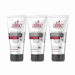 Alite 70g Anti-Acne Charcoal Face Wash for Acne &a; Pimples Free Skin (Pack of 3)-picture-4