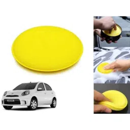 Auto Pearl Polyurethane Beige Washing &a; Waxing Polish Foam Sponge for Micra Active-picture-10