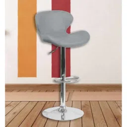 Furniturstation Light Grey Leatherette Indus Bar Stool, SB-BR-05-LGY image 5