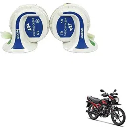 Kozdiko 2 Pcs 18-in-1 Mocc Bike Digital Tone Magic Horn Set for Hero Passion Pro TR-picture-25