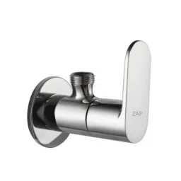 ZAP Opel Brass Chrome Finish Quarter Turn Angle Valve with Wall Flange by Moglix-picture-8