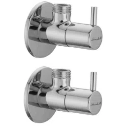 Snowbell Flora Brass Angle Stopcock, 9x6.5x2.5 cm (Pack of 2)-picture-41