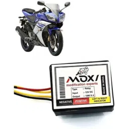 Auto Pearl 12V Black Front &a; Rear Flasher Indicator Light for YZF-R15 V2-picture-28