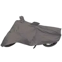 Mobidezire Polyester Grey Bike Body Cover for Bajaj Discover 100 DTS-i (Pack of 2) image 3
