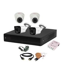 CP Plus 2.4MP 2 Pcs Outdoor, 2 Pcs Indoor White &a; Black Camera &a; 4 Channel DVR Kit with All Accessories, 4CHDVR-2B-2D-34-picture-36
